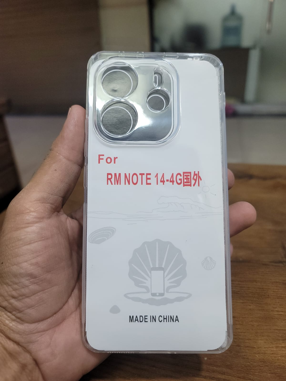 Soft TPU Back cover for Redmi Note 14 4G Transparent with Camera protection Dust Proof Cap without edges View 4 - OnlineExpo.pk