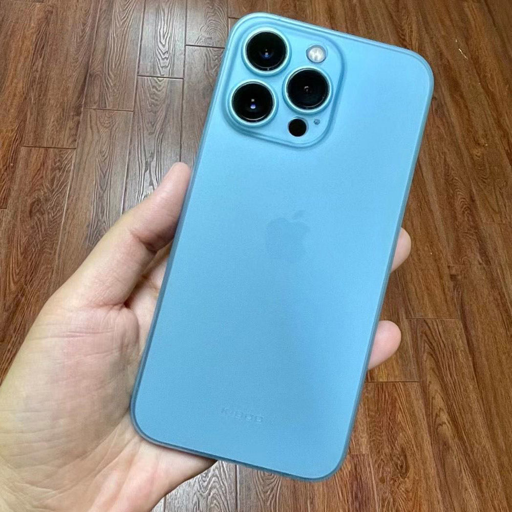 iPhone 13 Pro K-Doo Air Skin Original Quality Full Coverage Mobile Phone Back Cover - Sierra Blue Original Product Front