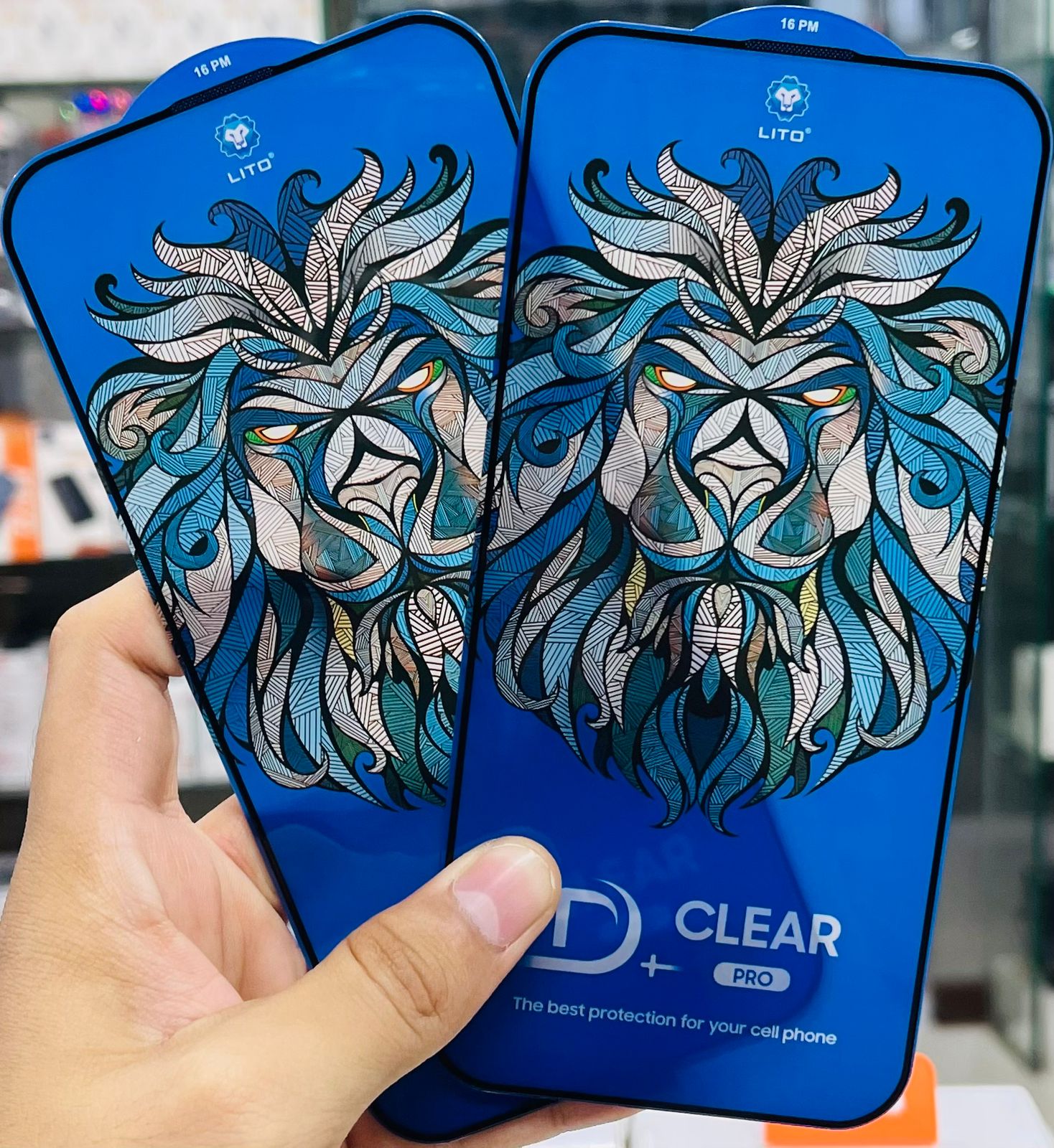 iPhone 16 Pro Max LITO D+ Dustproof Clear Glass - Clear Original Product Front View - OnlineExpo.pk