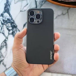 Black Eouro Slim Soft Silicone Back Cover for iPhone 11 Pro/Max 12 12Pro/Max 13 Pro/Max 14 14Pro/Max 15 15Plus 15Pro/Max 16