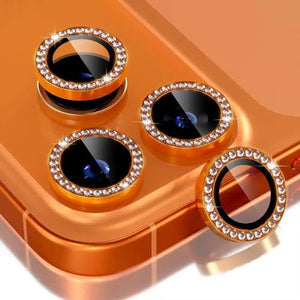 Diamond Camera Lens Protector for All Model 11 to 17 Pro Max Original Product Front View - OnlineExpo.pk