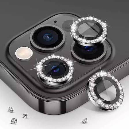 Diamond Camera Lens Protector for All Model 11 to 17 Pro Max View 6 - OnlineExpo.pk