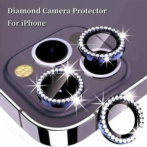 Diamond Camera Lens Protector for All Model 11 to 17 Pro Max View 9 - OnlineExpo.pk