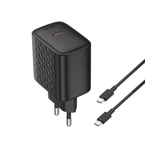 LITO LC20T GaN 45W Charger + Type-C to Type-C Cable | GaN Fast PD Charger – LITO Original Product Front View - OnlineExpo.pk