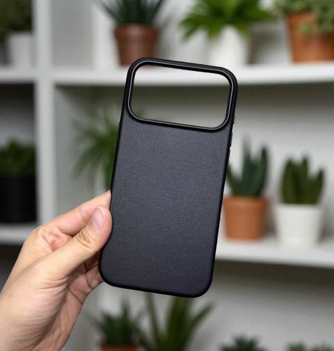 iPhone 17 Pro Max KZDOO Noble Collection Full Coverage Leather Case - Luxury Protective Back Cover Cosmic Black Original