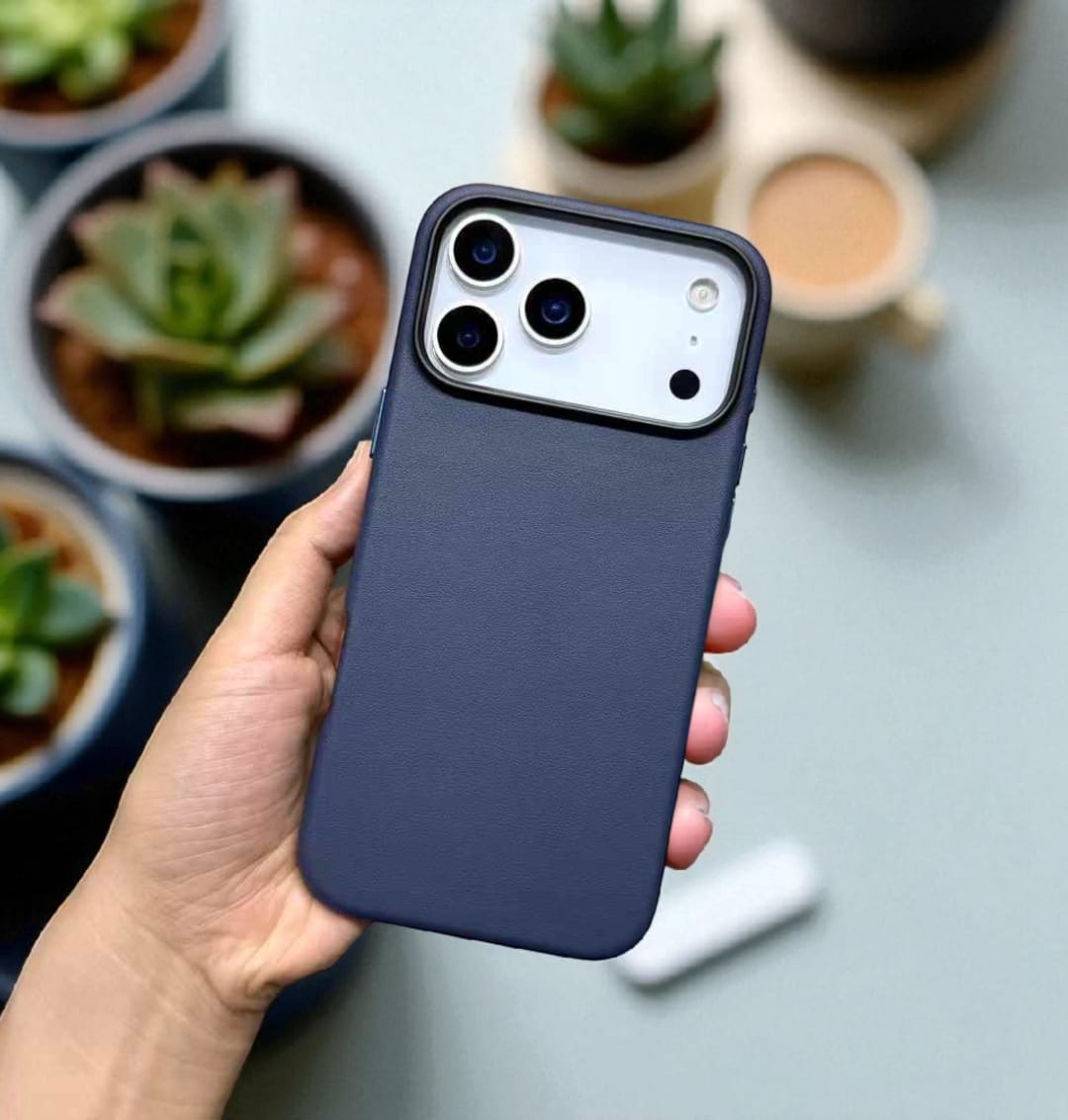 iPhone 17 Pro Max KZDOO Noble Collection Full Coverage Leather Case - Luxury Protective Back Cover Cosmic Blue Original