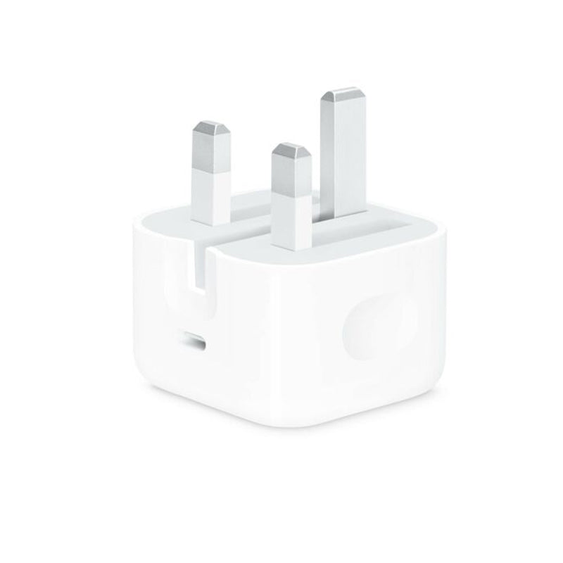 Original Apple 20W 3 Pin Charger USB-C Power Adapter Plug Fast Wall Adapter For iPhone Original Product Front View