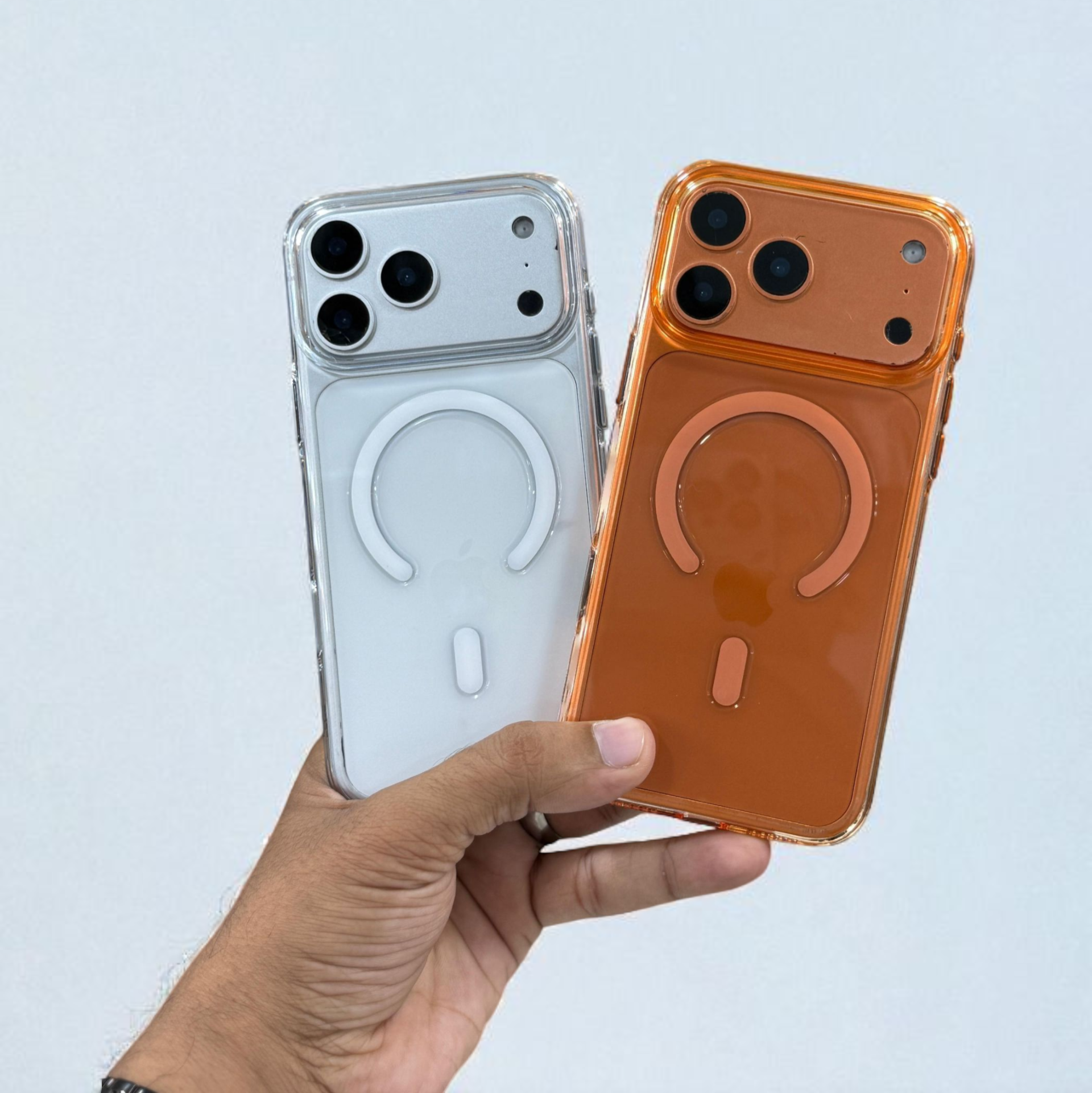 iPhone 17 Pro Max Kajsa Transparent Clear PC Case - Slim Shockproof Protective Back Cover Original Product Front View