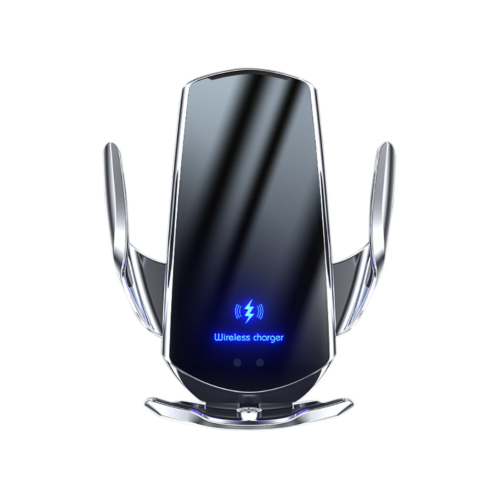Q3 Smart Sensor Car Phone Wireless Charger 15W Fast Charging Auto-Clamping Car Phone Holder for iPhone and All Qi Enable