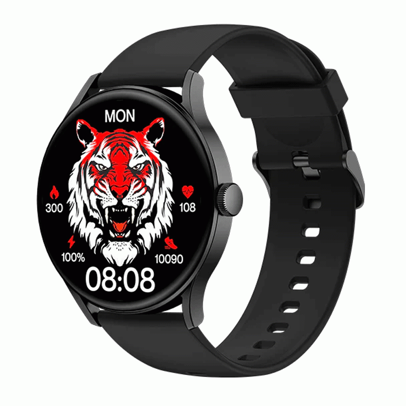 Imilab Imiki TG1 Smart Bluetooth Calling Watch with Magnetic Strap Global with Extra Silicone Strap - Black Original Product