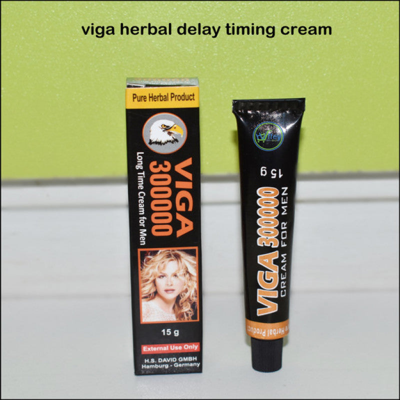 Pure Herbal Viga 300000 Delay Cream For Mens Original Product Front View - OnlineExpo.pk