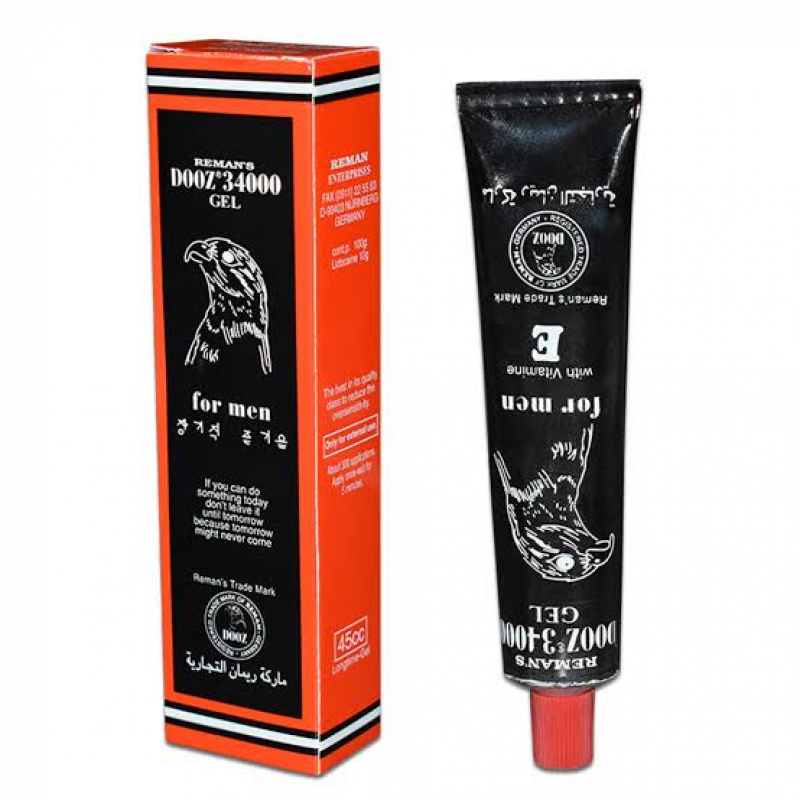 Reman's Delay Gel Dooz 34000 New Formulation For Men Original Product Front View - OnlineExpo.pk