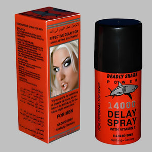Deadly Shark 14000 Delay Spray For Men View 2 - OnlineExpo.pk