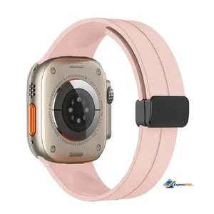 Apple Watch Magnetic D-Buckle Silicone Sport Band – 42mm/44mm/45mm/49mm (Series 1–11, SE &amp; Ultra) View 8 - OnlineExpo.pk