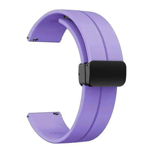 22mm Sports Silicone Magnetic Lock Watch Strap – Zero Luna / Revolt / Redmi Watch 5 / Huawei GT4/GT5 / Samsung 46mm View 11 - OnlineExpo.pk