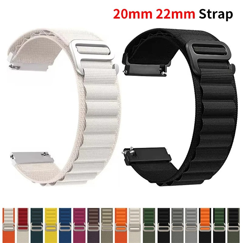 Alpine Loop Watch Strap 20mm/22mm – Zero Delta & Icon / Ronin R-011 to R-028 / Samsung / Amazfit / Kieslect & More Original