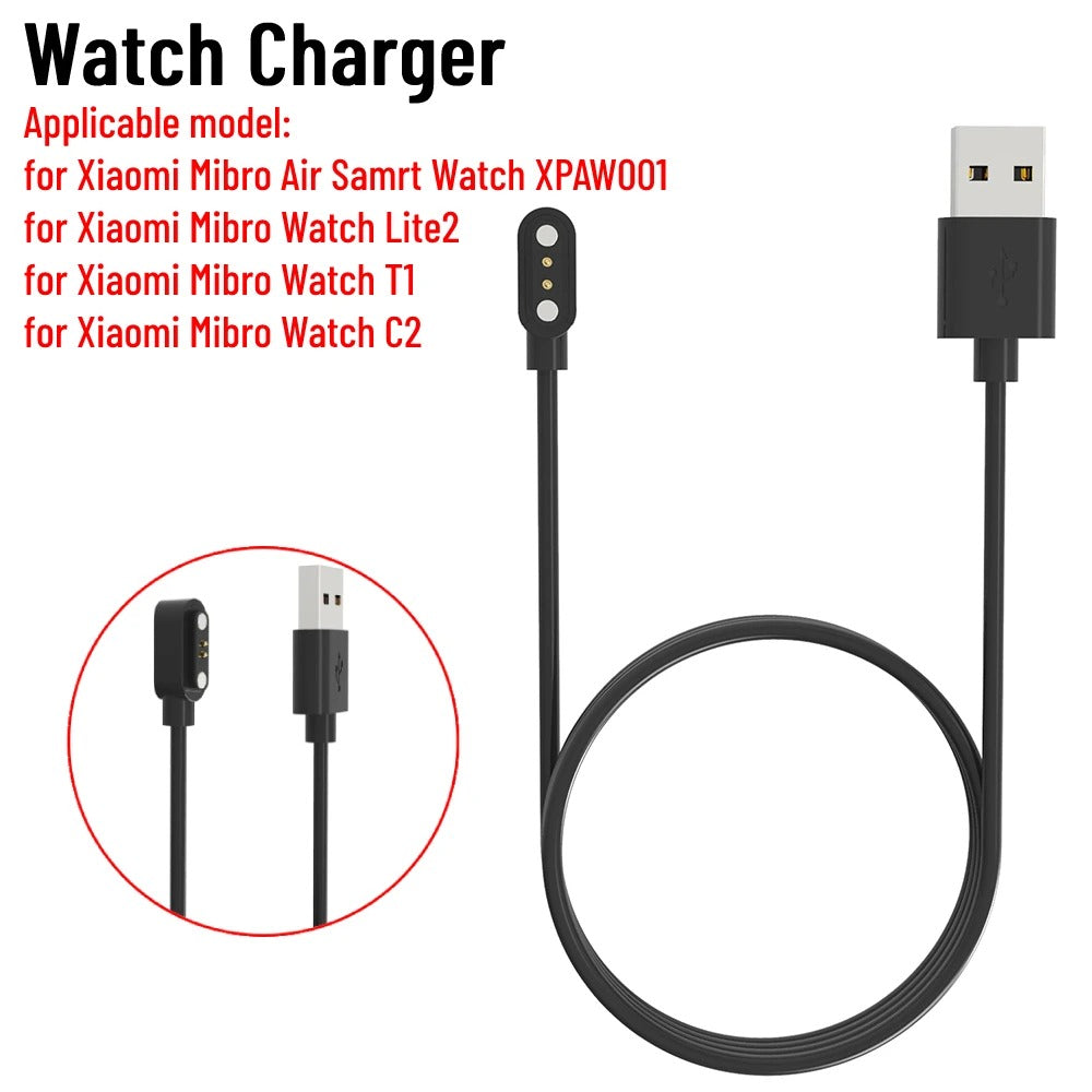 Xiaomi Mibro Watch Lite 2 / T1 / C2 Smart Watch Charger USB Magnetic Cable