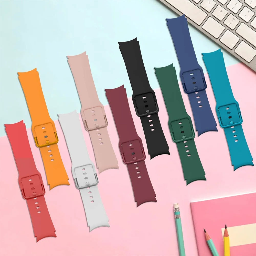 Samsung Galaxy Watch 6/5/4 & 5 Pro Sport Loop Silicone Strap – Adjustable Band (40mm / 43mm / 45mm / 47mm) Original Product