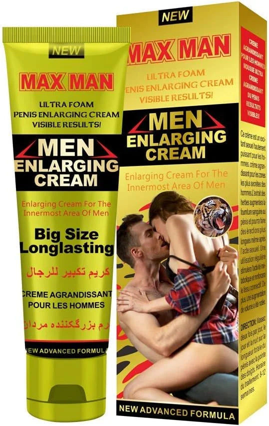 Maxman Enlargement Cream For Men Original Product Front View - OnlineExpo.pk