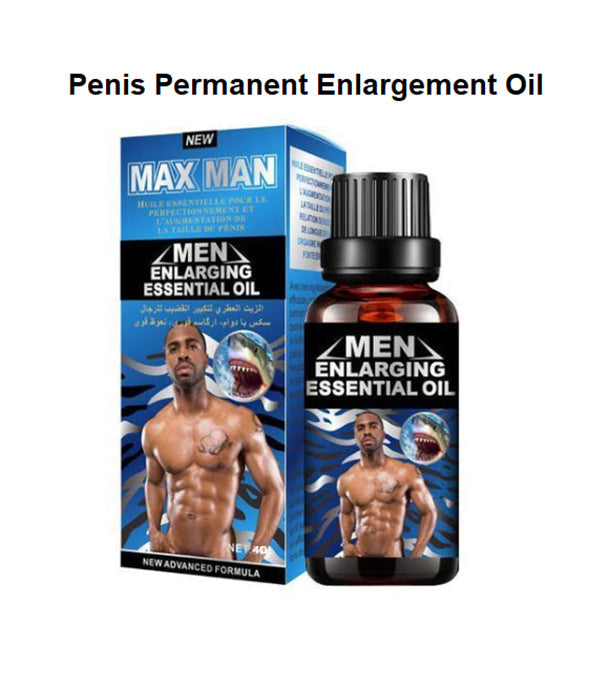 Maxman Penis Enlargement Essential Oil & Enhancement - 40ml Original Product Front View - OnlineExpo.pk