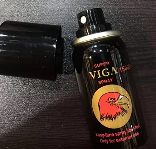 Super viga 150000 Spray with vitamin-E Original Product Front View - OnlineExpo.pk