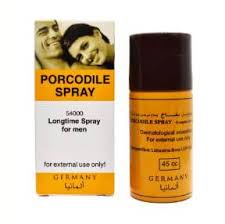Porcodile Spray 54000 Longtime 45cc Spray For Men (45cc) Original Product Front View - OnlineExpo.pk