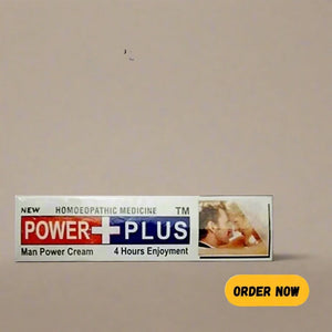 Power Plus Delay Cream For Men Original Product Front View - OnlineExpo.pk