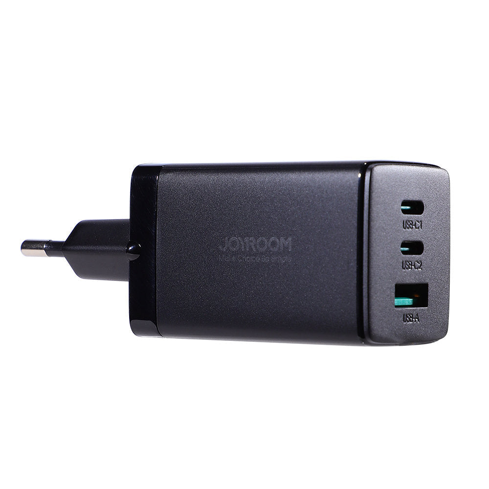 Joyroom GaN Ultra TCG01 65W 2C1A Fast Charger+100W C to C Cable 1.2m Original Product Front View - OnlineExpo.pk
