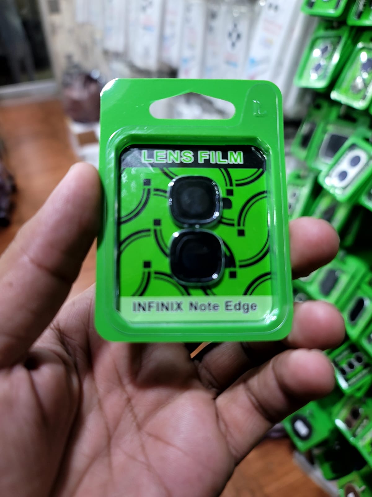 Premium Quality Camera Lens Protector for Infinix Note Edge Black Silver View 3 - OnlineExpo.pk