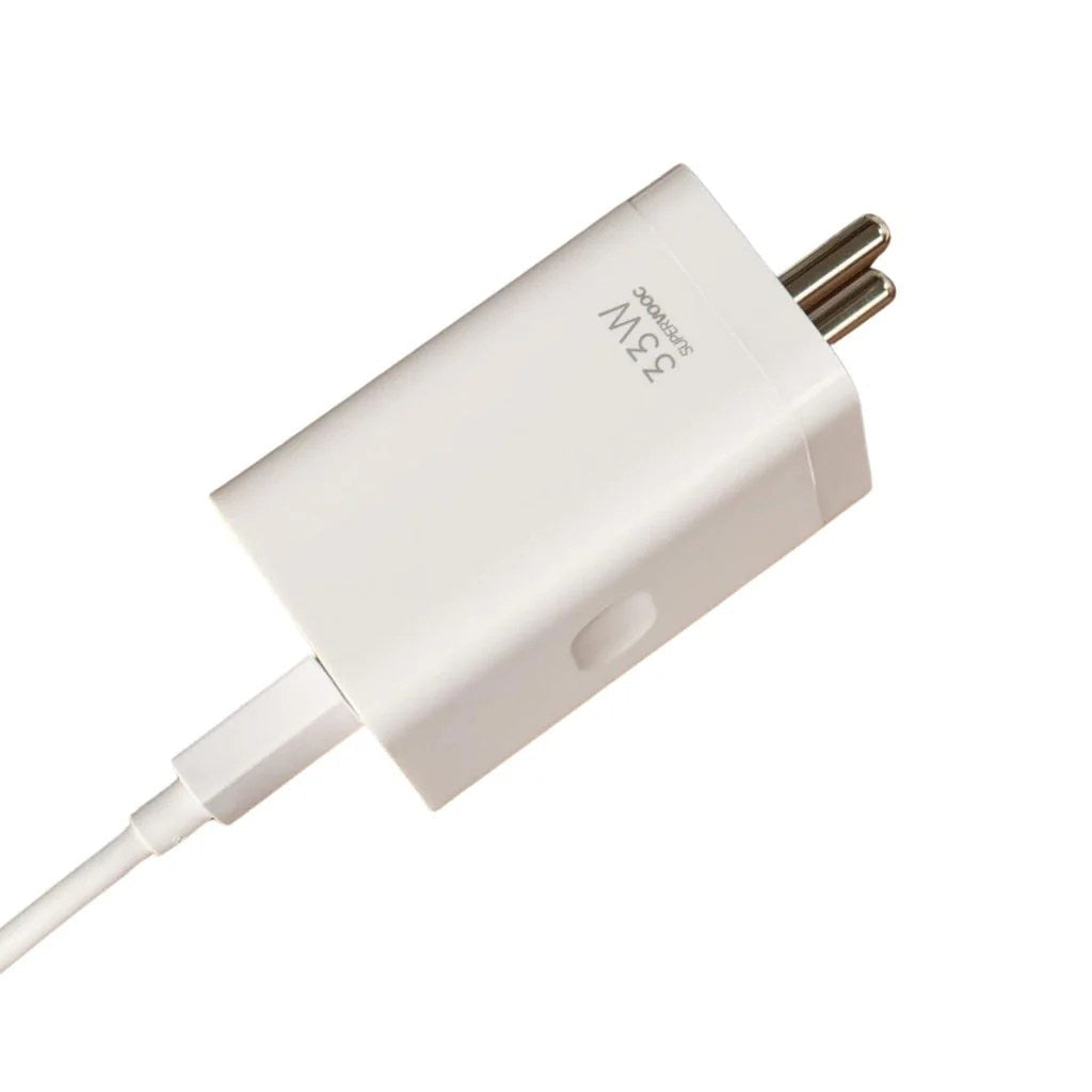 Oppo 33watt Super Vooc Charger 33watt Shoe with Usb to type C cable Show SUPERVOOC option & Ultra Fast Charging in Oppo , Realme and One Plus mobile View 3 - OnlineExpo.pk