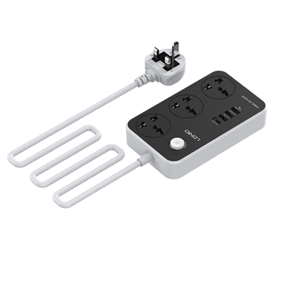 Ldnio SC3412 Fast Charging Power Extension View 3 - OnlineExpo.pk