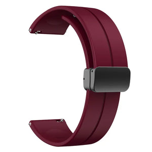 22mm Magnetic D-Buckle Silicone Watch Strap – Sveston / Zero / Haylou Solar / Samsung / Amazfit & More View 17