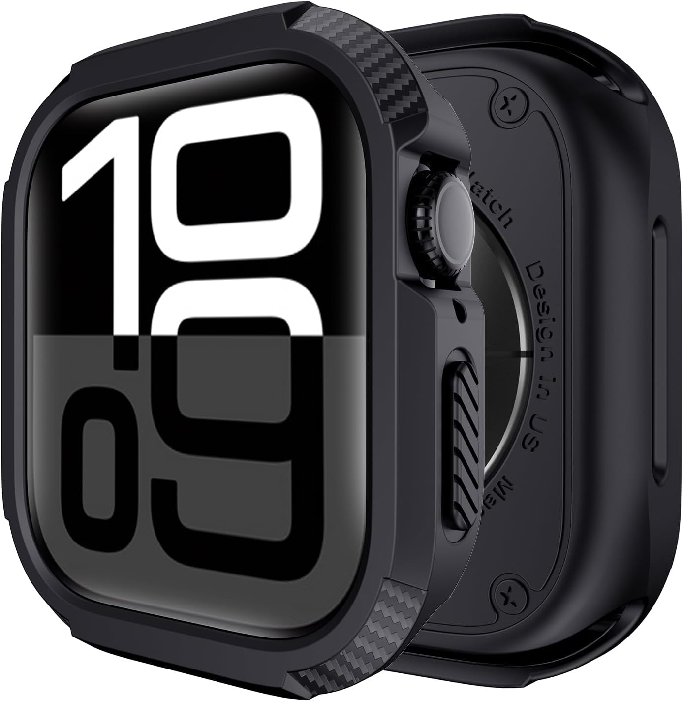 Rugged Armor Soft Cover Case Compatible with Apple Watch Series 10 46mm Apple Watch Series 11 46mm, Full Protection Military Grade, Soft Flexible View 4 - OnlineExpo.pk