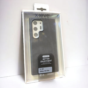 Samsung Galaxy S26 Ultra / S25 Ultra / S24 Ultra X-Level Better Enjoyment Skin Feel Series Leather Case View 7 - OnlineExpo.pk