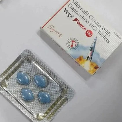 Vega Force Dapoxetine HCI Tablets Original Product Front View - OnlineExpo.pk
